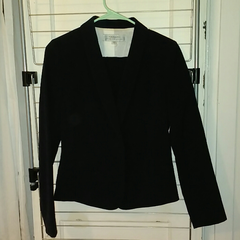 Tahari ASL Navy Skirt & Jacket suit